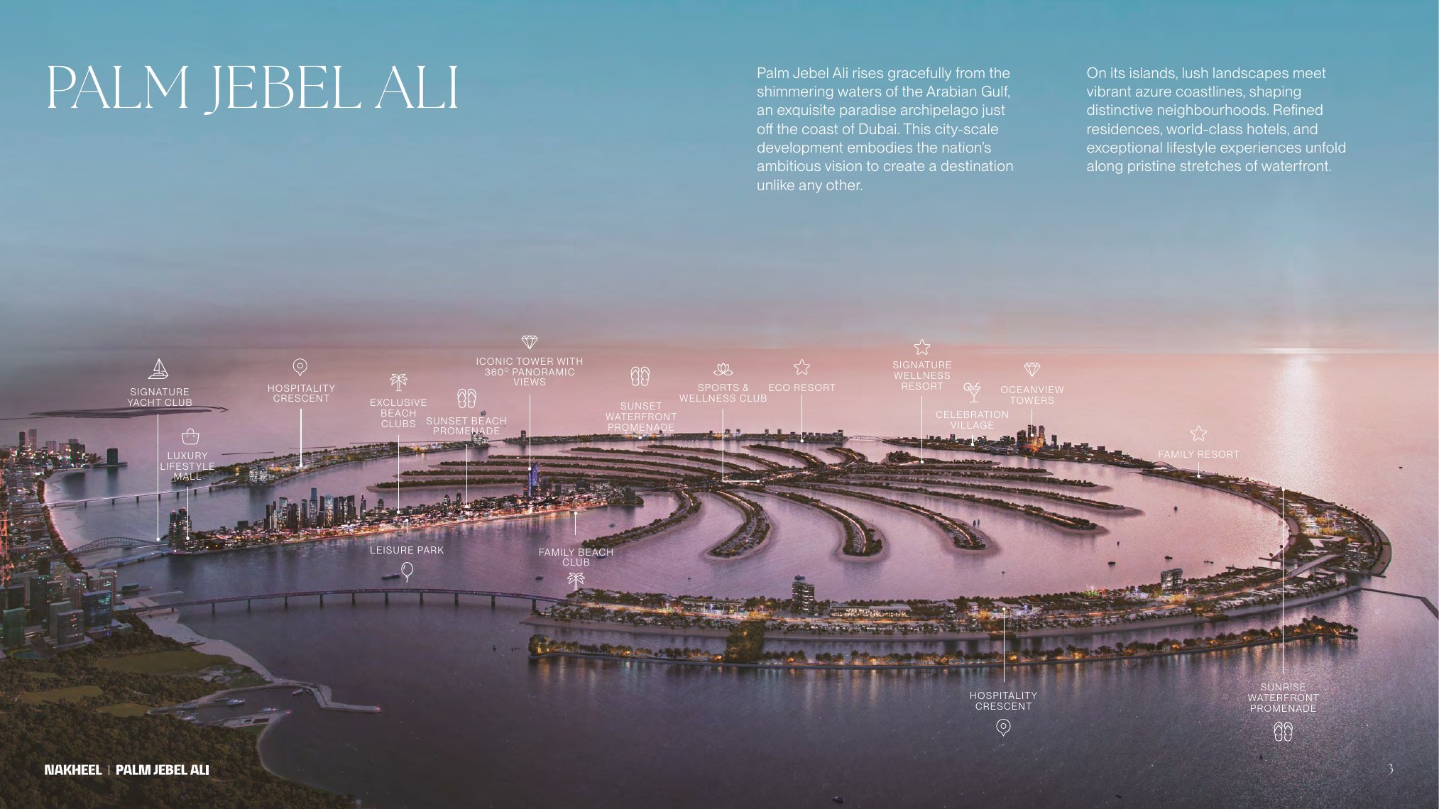Palm Jebel Ali masterplan and fronds